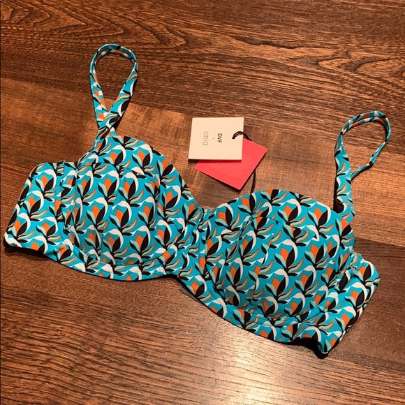 NWT ONIA x DVF Mila Bikini Top - Picture 2 of 10